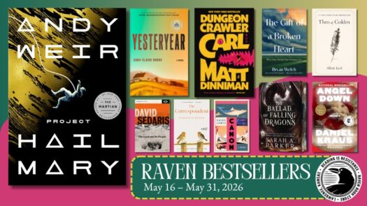 The Raven Book Store’s bestsellers for May 16-31, 2026 (Sponsored post)
